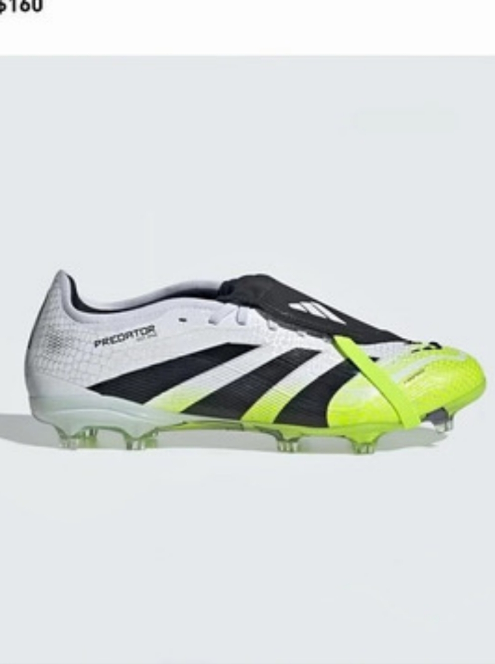 NEW Adidas Predator Pro Fold-Over Tongue Firm Ground Firm Soccer Cleats Sz 7.5
